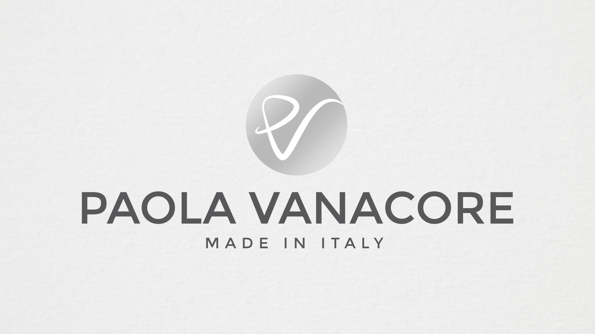 Paola Vanacore Made in Italy Realizzazione progettazione Logo Patrizio Rossi Web Graphic Designer
